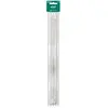 Aiguilles à tricoter en aluminium 36 cm N° 5 à 9 - Gründl 9 Gris - 9 G...