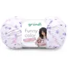 Layette à tricoter FUNNY COLOR - Grundl - certifiée Oeko-Tex 01 Violet...