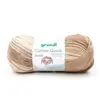 Gründl Cotton Quick Batik Fil, Naturel/Marron/Beige, ca. 260 m, Set Pièces