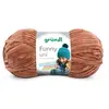 Fil à tricoter effet velour FUNNY - Grundl - 100 Gr - Oeko-Tex 26 Marr...