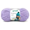 Fil à tricoter effet velour FUNNY - Grundl - 100 Gr - Oeko-Tex 22 Viol...