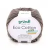 Non communiqué Pelote de coton organique ECO COTTON - Gründl(...) - 08 Gris