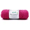 Pelote de coton Recyclé RE-COTTON macramé 100Gr - Grundl 12 Violet - 1...