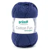 Fil à tricoter COTTON FUN - Gründl - certifié Oeko-Tex 11 Bleu - 11 Bl...