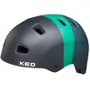 KED HELMETS 5Forty Casque Vélo/E-Bike/VTT/VTC Adulte Unisexe, Black Green Matt, M 54-58cm