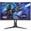 Ecran PC Gamer Aoc C32G2ZE/BK 31.5" WLED Ecran Incurvé Noir et Rouge