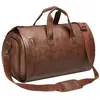 Sac de voyage à vêtementssac de voyage en cuir PU avec compartiment à ...