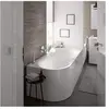 Bette Lux Oval Silhouette Baignoire d’angle, avec tablier, 3435-000CELVS,PLUS+B601-