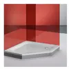 Bette Caro Receveur de douche pentagonal, 7219-000AE,