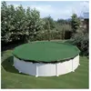 Couverture hiver piscine EDENEA - Ronde 350cm - Bâche verte pour pisci...