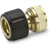 Karcher Raccord rapide laiton pour tuyaux de 13/15mm - KÄRCHER - 26450150 TU