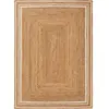 Benuta Tapis de jute blanc 200x300