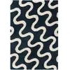 Benuta Tapis à poils longs bleu 160x230