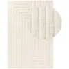 Benuta Tapis à poils longs crème 160x230