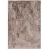 Benuta Tapis de fausse fourrure taupe 120x170