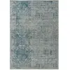 Tapis tissé à plat bleu 120x180