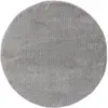 benuta ESSENTIALS Tapis à poils longs rond gris D 160
