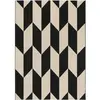 Tapis noir & blanc 120x170