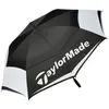 TaylorMade TM Parapluie de golf double, adulte, unisexe, Noir/blanc/gr...