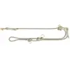 Trixie Laisse pour chien en corde souple réglable gris / gris clair
