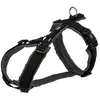 Harnais pour chien Trixie Premium Trekking noir/gris