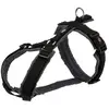 TRIXIE Harnais Premium Trekking M : 53-64 cm/20 mm, noir/graphite
