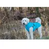 Imperméable pour chien - trixie - vimy - bleu turquoise - taille l - résistant au vent