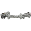 1 corde (L 15 cm) gris Trixie Corde à noeuds multicolore pour chien