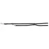 Laisse réglable Trixie Cavo noir pour chien - taille L - XL : L 200 x l 1,8 cm
