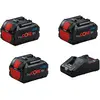 Bosch Professional Jeu De Batteries 3x Pc 8.0ah+gal18v-160 18v