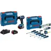 Bosch Professional GBA 18V 5.0Ah + GAL 18V-40 0615A5007K Jeu doutils