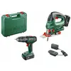 BOSCH Set de forage et accessoires UniversalImpact 18 + PST 18 TU