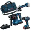 Pack de 3 outils sans fil brushless Bosch 18V Li-ion Coolpack 2 x 4,0Ah