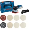 Kit de démarrage pour ponceuse excentrique sans fil gex 18V-125 + M480 Bosch sans batterie ni chargeur, en l-boxx