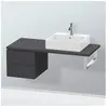 Duravit L-Cube Meuble latéral, 2 tiroirs, LC583608080,