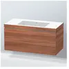Duravit Vero Air Vasque avec meuble bas L-Cube, 1 tiroir, LC6918N7979,