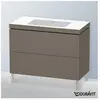 Duravit Vero Air Vasque avec meuble bas L-Cube, 2 tiroirs, LC6938N9090,