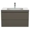 Duravit Vero Air Vasque avec meuble bas L-Cube, 2 tiroirs, LC6927O9090,