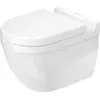 WC Suspendu - DURAVIT - Starck 3 - Rimless - Hygieneglaze - Blanc Alpin