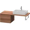 Duravit L-Cube Meuble latéral, 2 tiroirs, LC583707979,