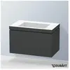 Duravit Vero Air Vasque avec meuble bas L-Cube, 1 tiroir, LC6917N4949,