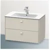 Duravit Brioso Meuble sous-vasque, 2 tiroirs, BR410209191,