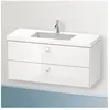 DURAVIT Sous-vasque Brioso 613x1200x480mm Wt Vero Air Gris Frontfa