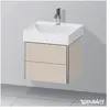 Duravit XSquare Meuble sous-vasque, 2 tiroirs, XS416009191,
