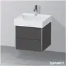 Duravit XSquare Meuble sous-vasque, 2 tiroirs, XS416004949,