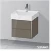 Duravit XSquare Meuble sous-vasque, 2 tiroirs, XS416008989,