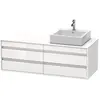 Duravit Ketho Meuble sous-vasque, 4 tiroirs, KT6657R2222,