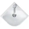 Lave-mains d'angle Duravit ME by Starck - Blanc - Céramique - A poser