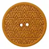 Boutons Recyclés chanvre/polyester 20 mm X 2 - Prym Curry Jaune - Curr...