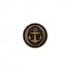 Prym Boutons métal à queue ancre marine 22mm X2 - Marron (LAITON VIEIL...